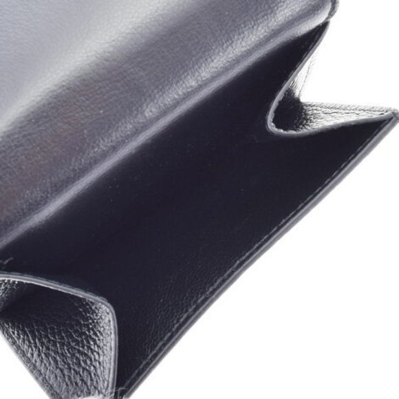 BALENCIAGA Mini Wallet Black Calf Trifold - Picture 9 of 12